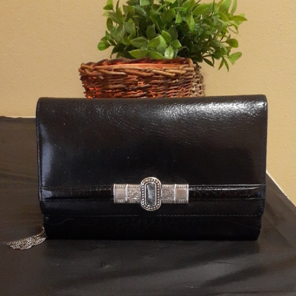 Wow! Black Designer Crossbody Wallet - Brighton - Excellent Condition! *Deal*